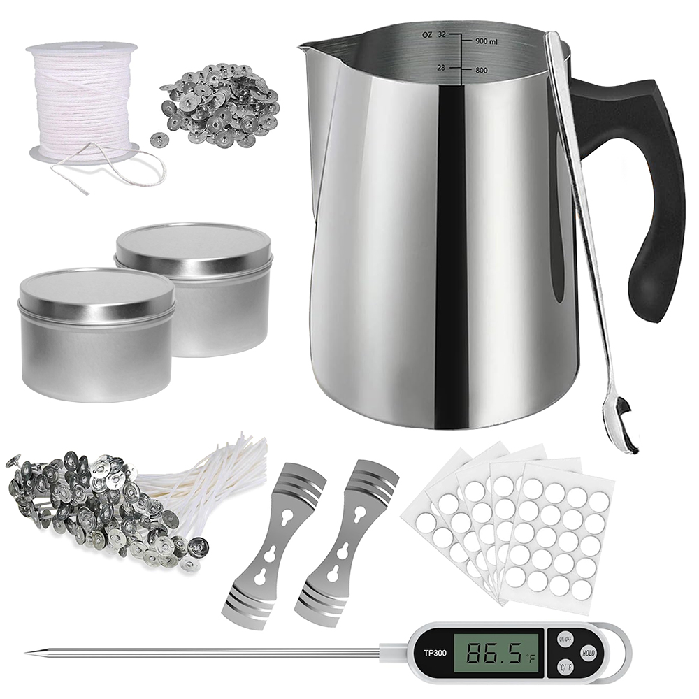 Candle Making Vessels - Kit inicial para fazer velas, suprimentos,