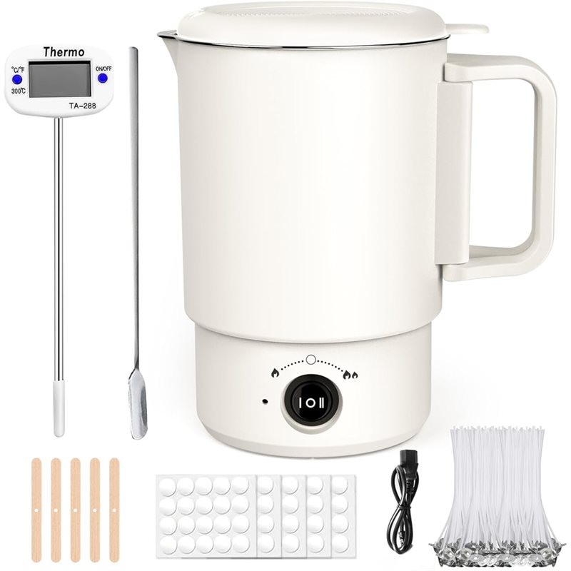 Candle Making Vessels - Kit de panela elétrica para derreter