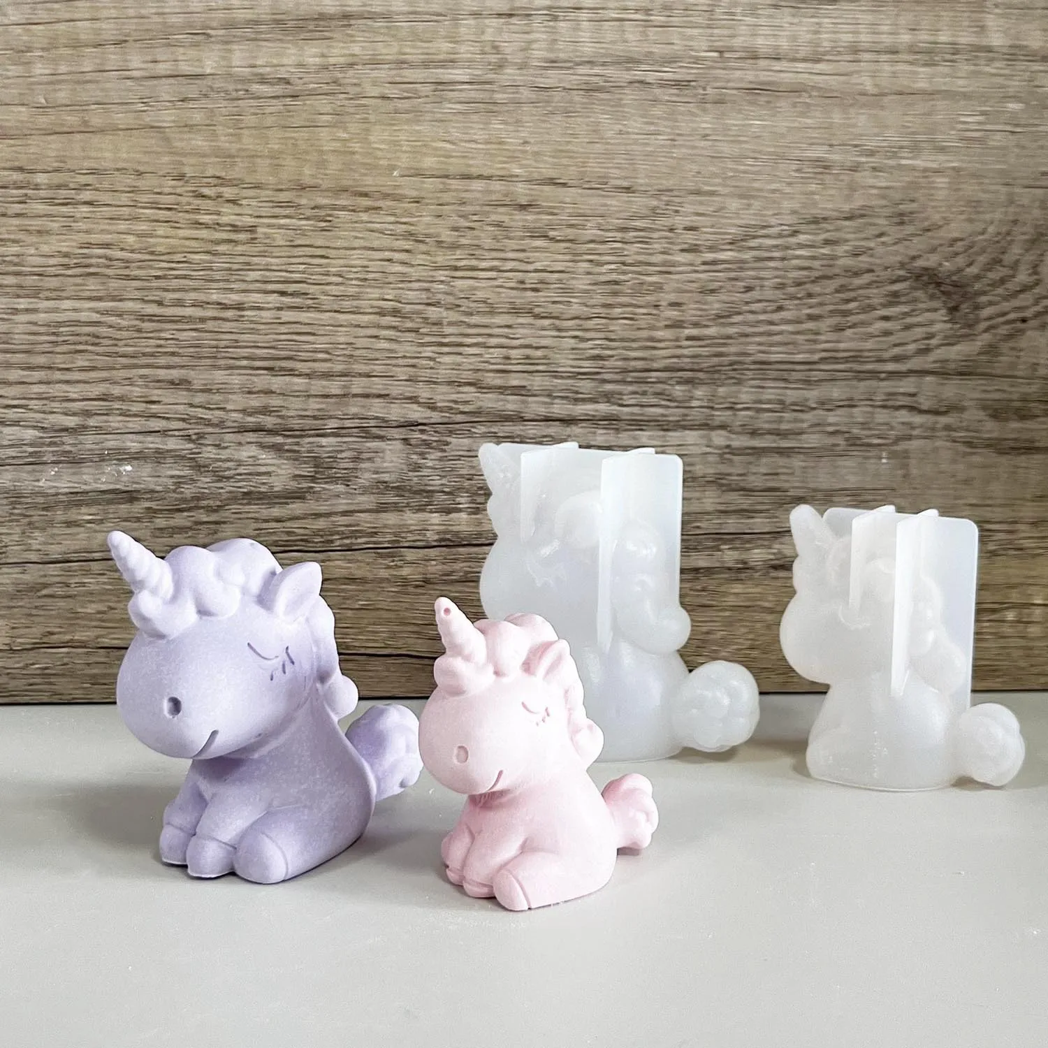 Candle Making Tutorial - 3d geométrico silicone unicórnio gato veado