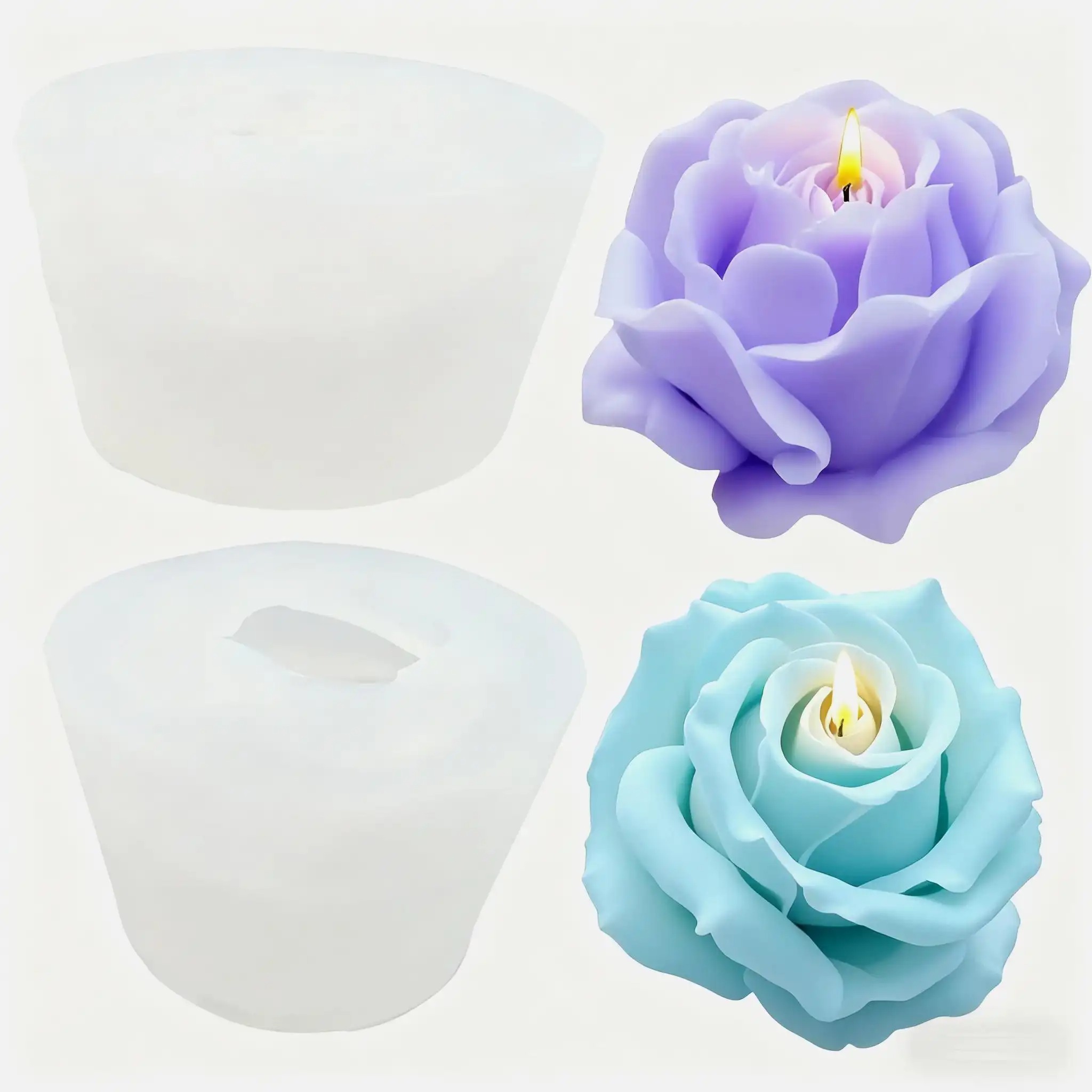 2 peças de moldes de velas de  - Candle Making Jelly avaliação e preço