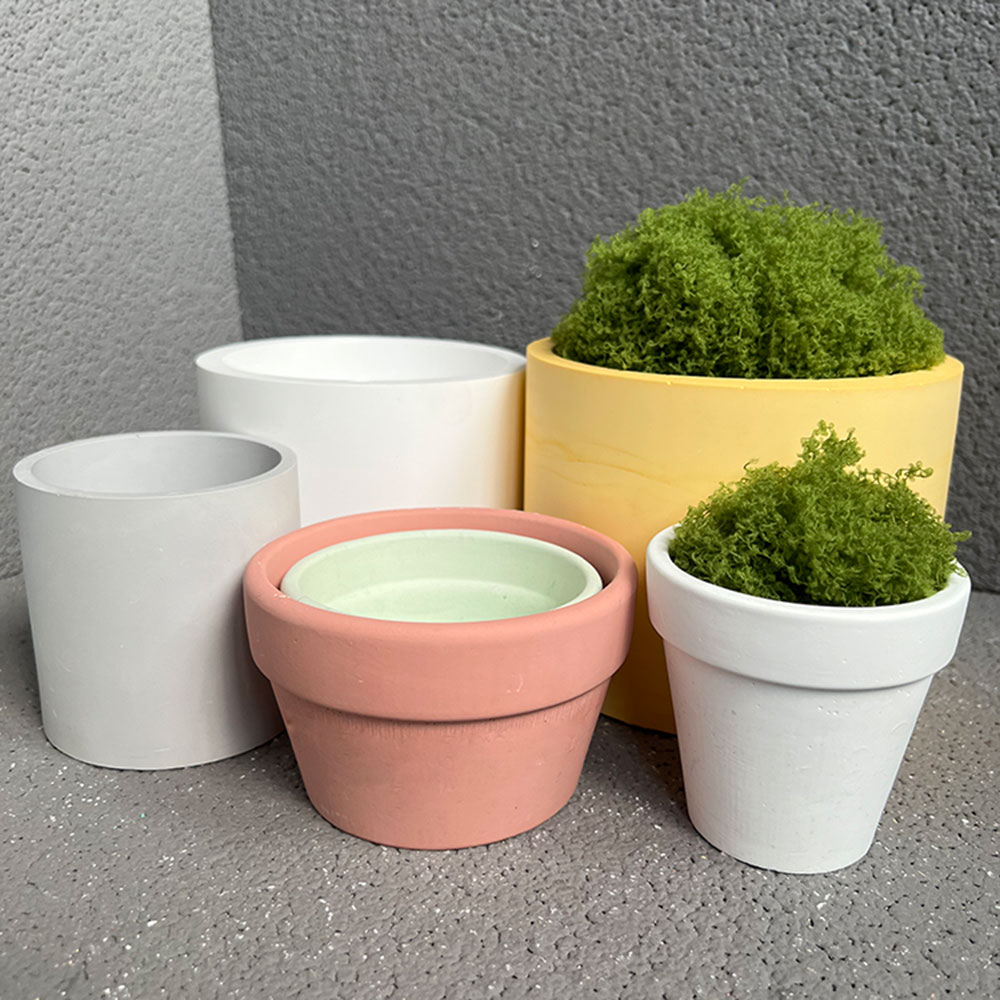 Moldes De Plantador De Concret - Candle Making Vessels avaliação e preço