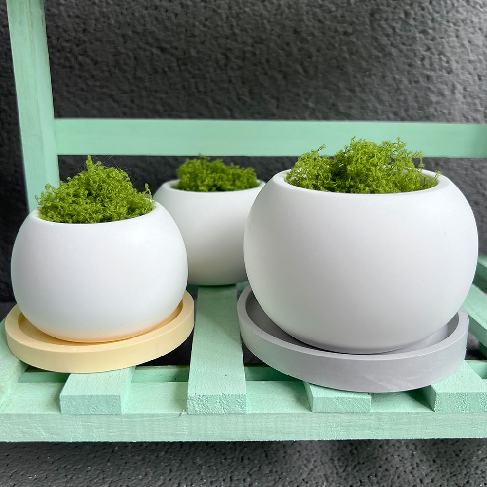Moldes De Plantador De Concret - Candle Making Vessels avaliação e preço