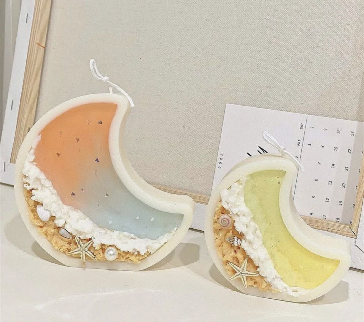 Molde de vela em forma de lua  - Candle Making Jelly avaliação e preço