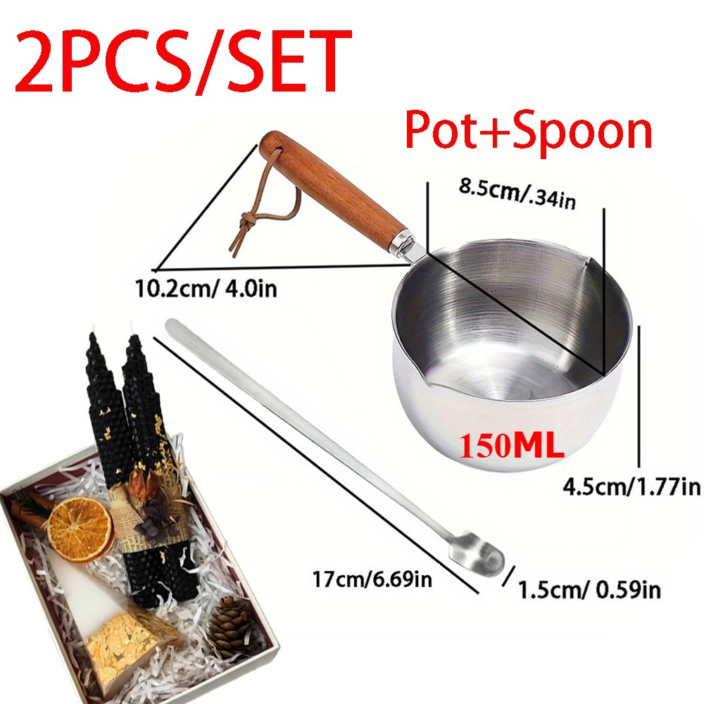 2 PEÇAS/CONJUNTO: Panela de De - Candle Making Vessels avaliação e preço