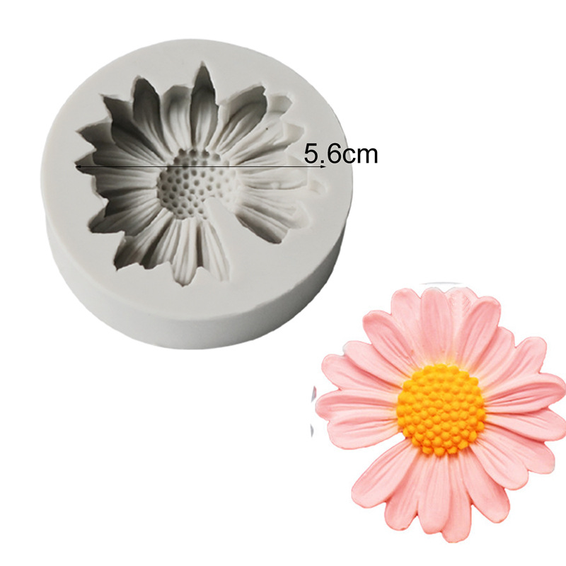 3D Daisy Flower Mold Sun Silic - Candle Making Tutorial avaliação e preço