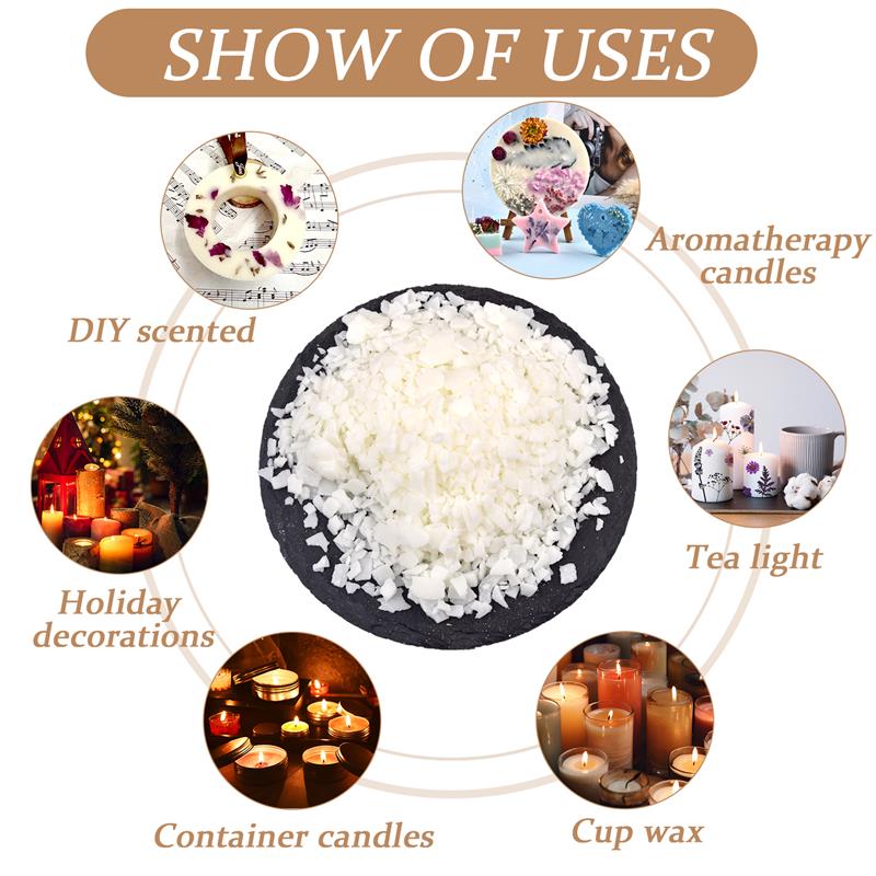 50-1000g natural puro floco de - Candle Making Raw Material avaliação e preço