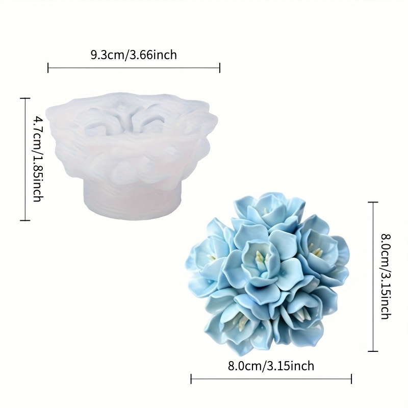 1 molde de silicone para velas - Candle Making Tutorial avaliação e preço