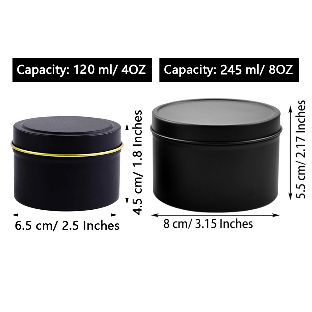 Latas de vela de 4 onças/8 onç - Candle Making Vessels avaliação e preço
