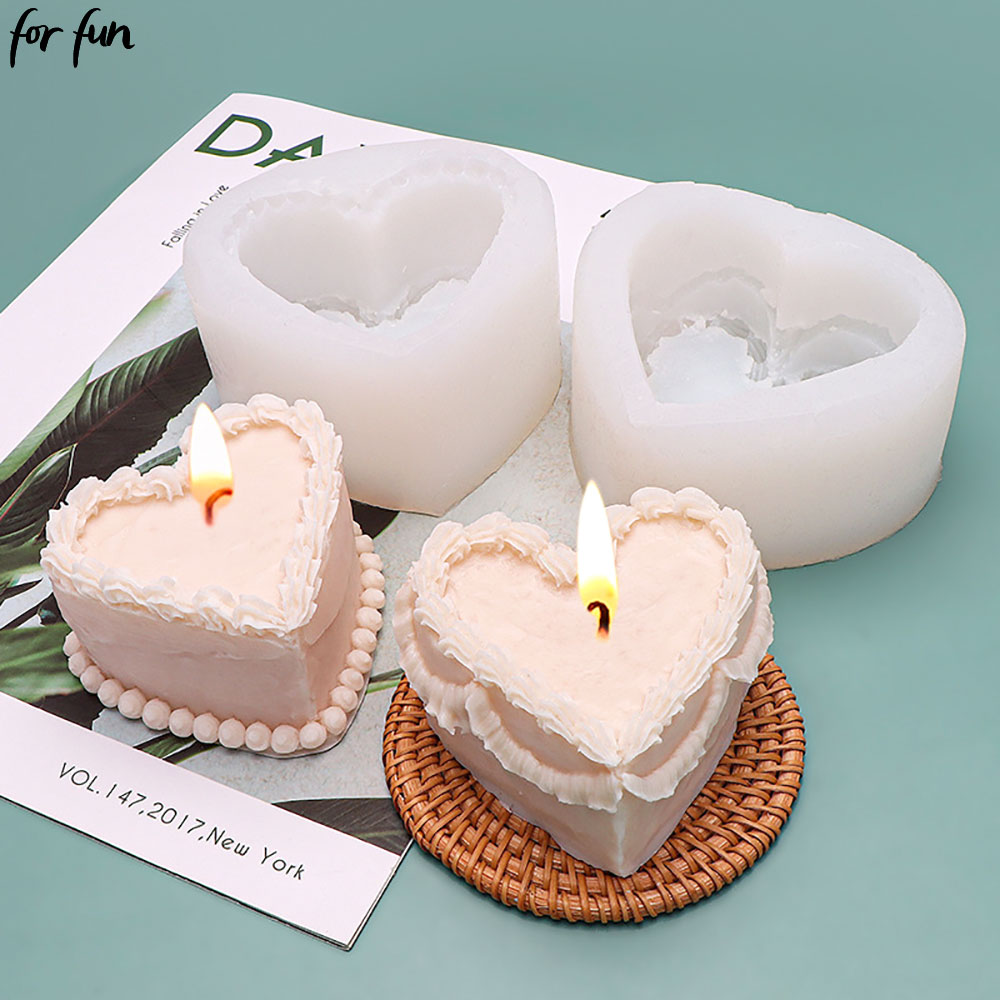 Para diversão coração bolo em  - Candle Making Jelly avaliação e preço
