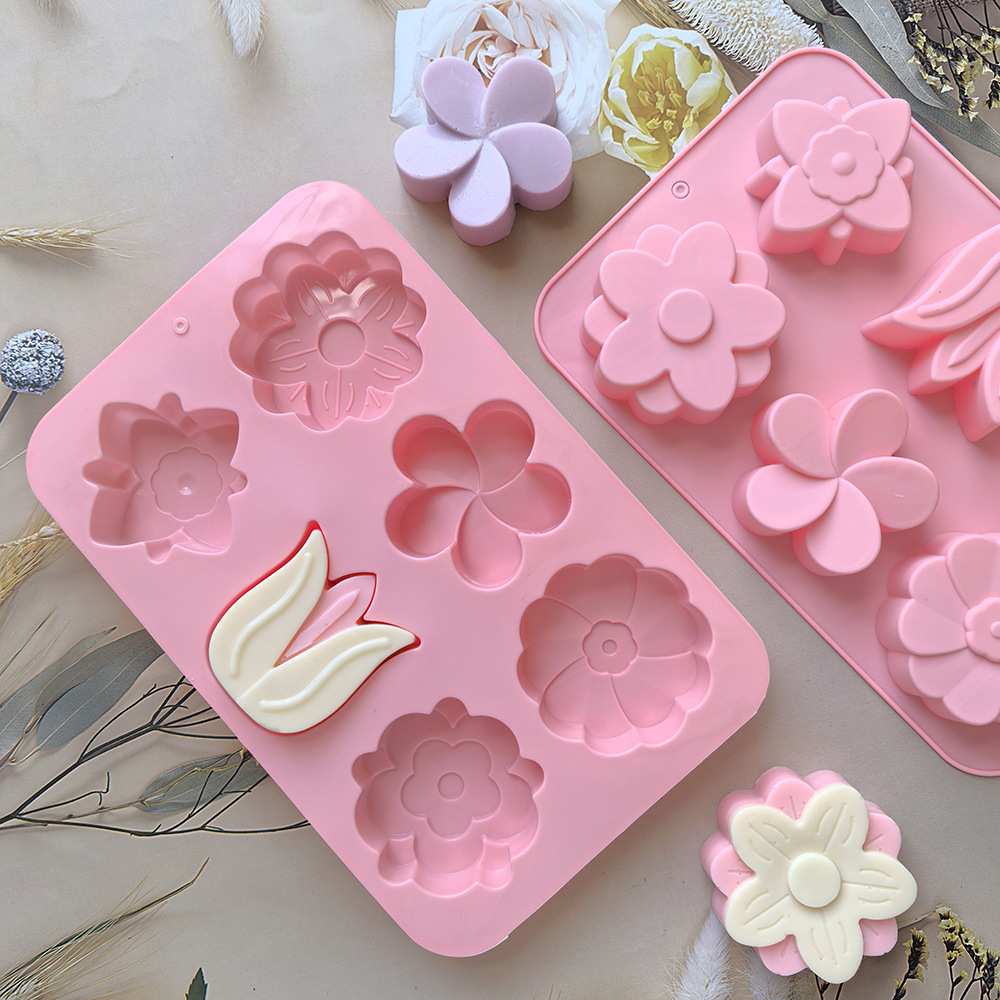 Moldes de Silicone para Flores - Candle Making Tutorial avaliação e preço
