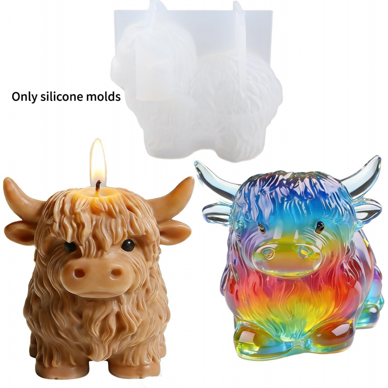 1 peça de molde de silicone 3D - Candle Making Jelly avaliação e preço
